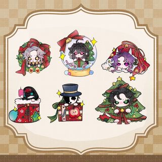 Harlequin Pierrot Jester Anime Móc Khóa The Freak Circus Nam Móc Chìa Khóa Cho Nữ Hoạt Hình Hình Acrylic Móc Khóa Mặt Dây Chuyền Quà Tặng