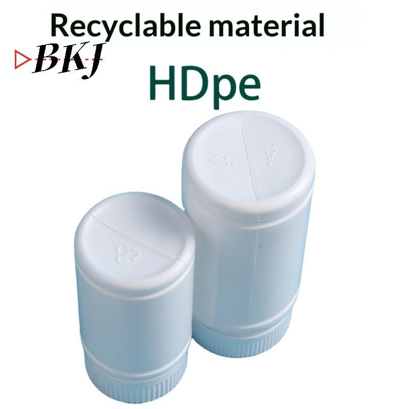 [KJ] 10 Lọ thuốc rỗng HDPE 20-225ml màu trắng, Hộp đựng di động có thể bịt kín [Mới]