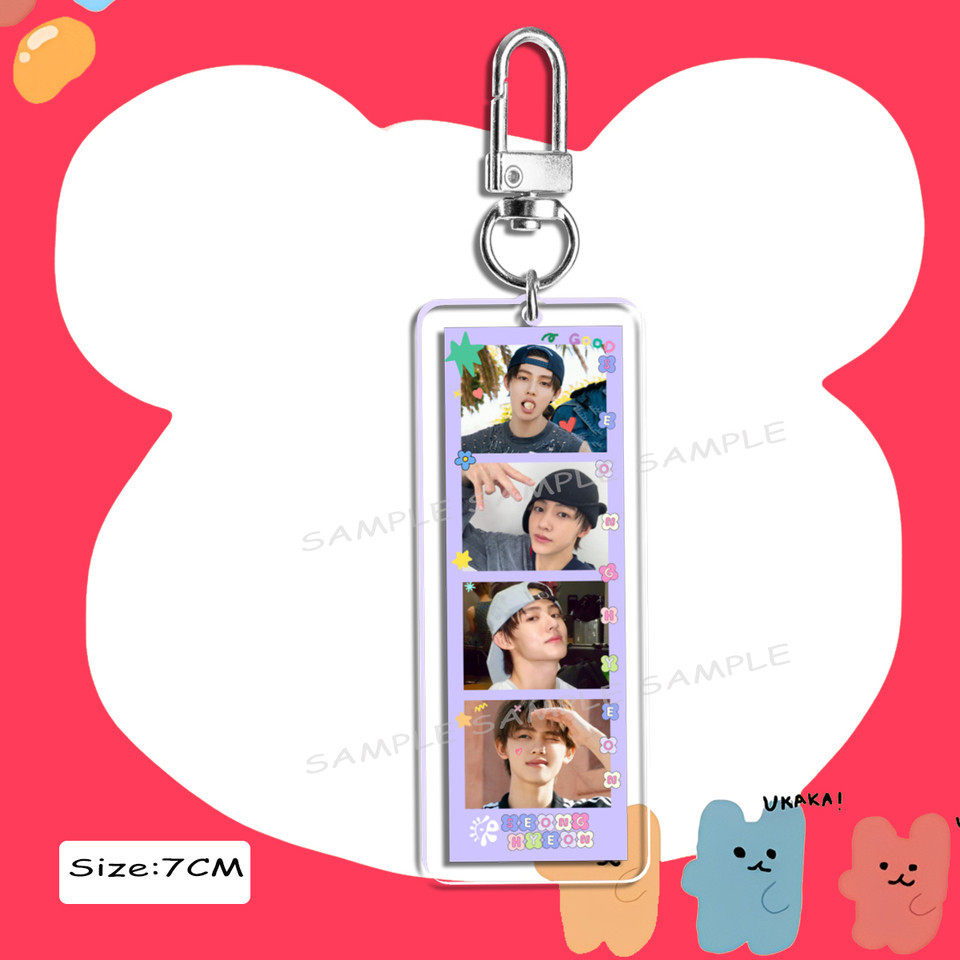 4 Photobooth Kpop CORTIS Keychain Acrylic SEONGHYEON KEONHO JUHOON JAMES MARTIN Accessories Key Ring Fun Merch