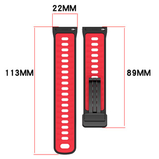 Dây đeo thể thao silicon COROS PACE 4 Quick-Fit 22mm, Dây đeo đồng hồ đàn hồi mềm bền bỉ Tương thích với COROS PACE 4 & 22mm