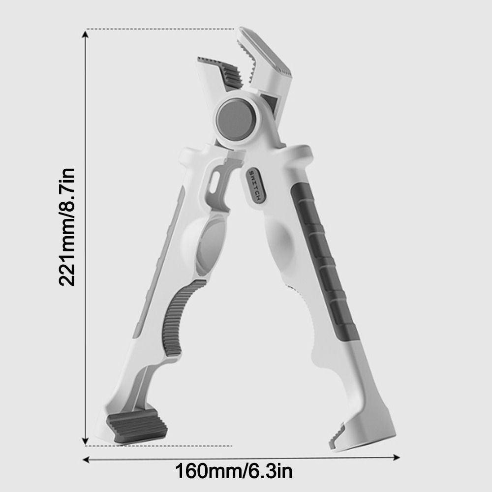 Kẹp bát nồi nhà bếp NEAVERLER, Kẹp chống bỏng bằng silicon, Kẹp nâng bát đĩa chống trượt di động 4in1 Tiện ích nhà bếp