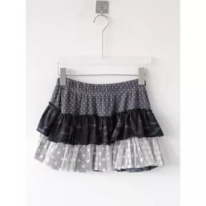 Milyfashion Váy Ngắn Chữ A Mùa Xuân, Phong Cách Y2K Chấm Bi