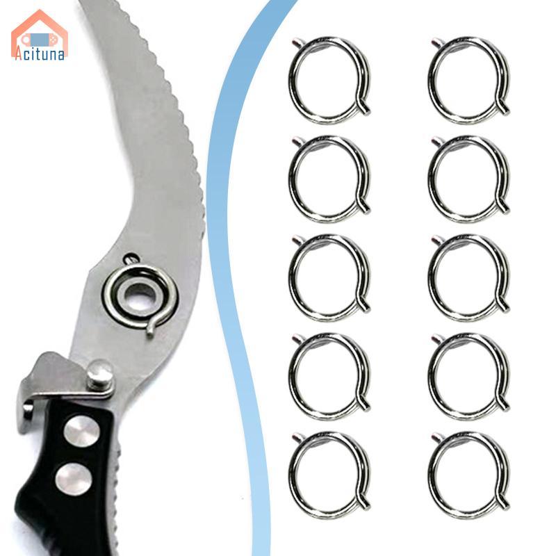 10 Chiếc Kéo Lò Xo Linh Kiện Thiết Yếu Tự Động Trở Lại Thép Dễ Dàng Lắp Đặt Nhà Bếp Kéo Phần Thay Thế