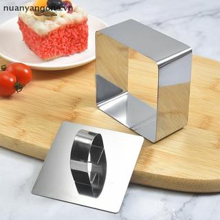 Nuanyangone.vn 1 Khuôn Làm Bánh Inox DIY Bánh Mousse Hoạt Hình Khuôn Sushi Cơm Khuôn Bấm Phụ Kiện Nhà Bếp Sáng Tạo Bữa Trưa Bento Mới