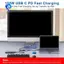 Bộ chia công tắc cho 2 máy tính Bi Directional USB C KVM Switch 1 trong 2 Out cho 8K @ 60Hz / 4K @ 144Hz Truyền Video 10Gbps