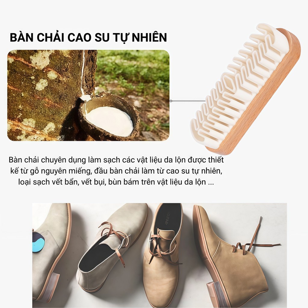 Bàn Chải Cao Su Non Chuyên Dùng Vệ Sinh Làm Sạch Đánh Giày, Đồ Da Lộn - FE123