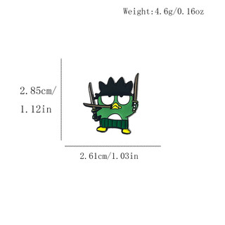 SANRIO 10 cái / bộ ‌Huy hiệu Pin Hello Kitty Luffy One Piece Sanrio‌ Pin trang trí nhỏ giọt dầu bằng kim loại hoạt hình
