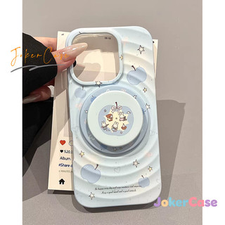Ốp Lưng Cho IPhone 16 11 13 17 15 12 14 Pro Max 16 7 15 8 Plus X XR XS MAX 17AIR Vỏ nam châm sóng động vật ngọt ngào