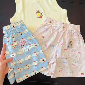 Quần Short Bé Gái In Hình Mùa Hè 80-130 Size 1D9Z