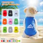 Áo vest thú cưng cỡ S-2XL, họa tiết in xương, có nhiều màu sắc và thoáng khí cho mùa hè, thích hợp cho cả sử dụng trong nhà và ngoài trời, và phù hợp với tất cả chó mèo nhỏ.