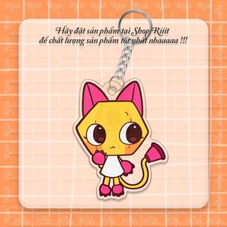 Móc khóa Shrimpo Dandy's World phụ kiện túi xách balo móc khoá bằng chất liệu arcrylic trong suốt