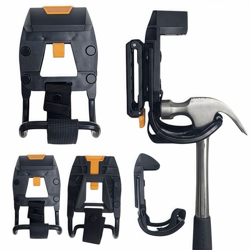 SAIA Móng Vuốt Búa Móc Treo, Nhanh Đính Kèm Chắc Chắn ABS Búa Eo Túi Kẹp, Di Động Chuyên Nghiệp Phát Hành Nhanh Đa Năng Dụng Cụ Khóa Thắt Lưng Dụng Cụ Phụ Kiện