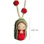 YRBWD Tượng Mary Nhân Vật Dangling, Các Bức Tượng Nhỏ Thanh Lịch Thiết Kế Phong Cách Trang Trí Xe Hơi Virgin Mary, Tượng Mary Thủ Công Dễ Thương Trang Trí Xe Ô Tô
