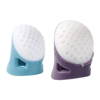 Lớn Kích Thước Nhỏ Silicon Thimble Người Cao Tuổi Chống Xước Ngón Tay Cots Hộ Gia Đình May Phụ Kiện Chữ Thập Thêu Ép Thimble