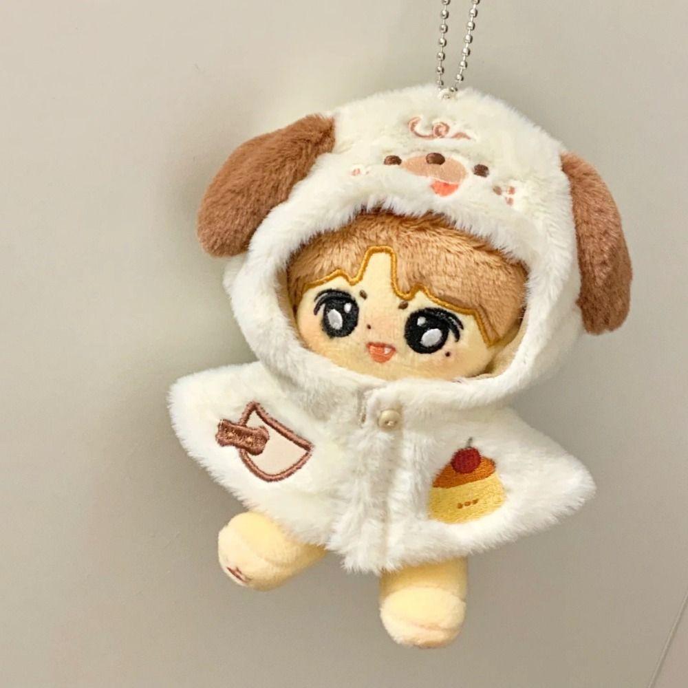 Quần áo búp bê FLAZEA, 10CM Chó hoạt hình Koala Áo choàng động vật hoạt hình, Phụ kiện búp bê sáng tạo Quà tặng Trang phục thay thế búp bê Khăn choàng có mũ trùm đầu sang trọng Búp bê nhồi bông