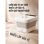 Bồn Ngâm Chân Massage Wisezen Gấp Gọn Massage Ngâm Chân Hồng Ngoại Sục Khí Con Lăn Massage Tự động Bảo Hành 12 Tháng — ảnh 2