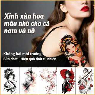 Sticker Xăm Tạm Thời, Mẫu Xăm Độc Đáo, An Toàn Cho Da, Dễ Dán, Đa Dạng Mẫu, Thời Trang Cá Nhân, Hiệu Quả Lâu Dài