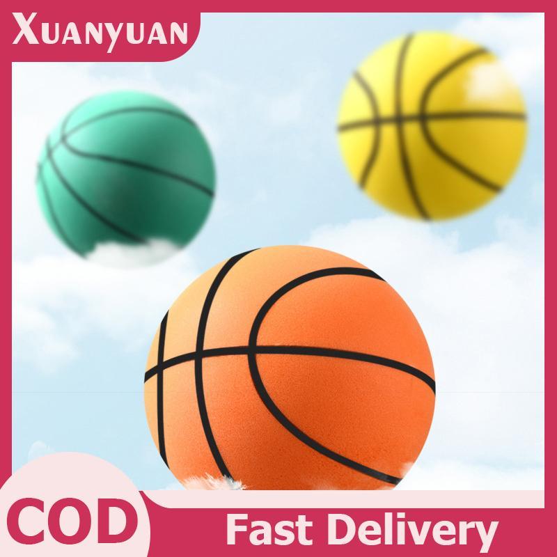 Xuân 18/21/24cm - Bóng Rổ Mini Im Lặng Có Vòng, Độ Bền Cao, Quà Tặng Lý Tưởng Cho Trẻ Em VN