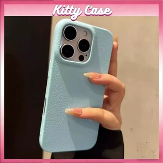 Ốp lưng da vân xịn màu sắc iPhone 11/12/13/XR/14/15/16/17/7/XR Pro Max Plus Tông màu trơn Ốp lưng tròn cao cấp