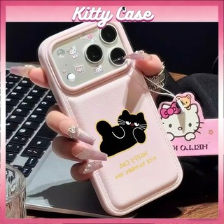Ốp lưng iPhone 11/12/13/XR/14/15/16/17/7/XR Pro Max Plus cấu trúc khí nang họa tiết hình ảnh mèo hoạt hình quanh viền