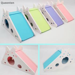Queenten Lắp Ráp Hamster Đồ Chơi Trượt Chuột Lang Gấu Vàng Thoáng Khí Hamster Nhà QT
