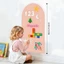 SA Bọt Sắt Dính Decal Dán Tường 31 5x15 74Inch Bảng Phấn Từ Tính Có Thể Xóa Được Cho Trẻ Em Nghệ Thuật Vẽ Doodling Và Chơi