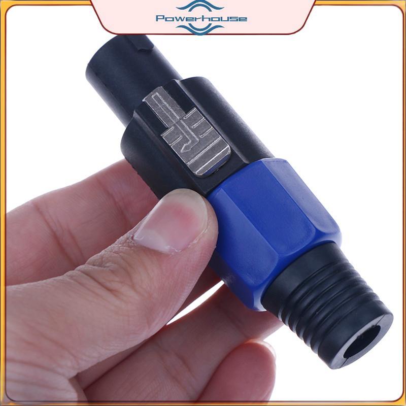 POWER 2pc Speakon Male Plug Loa 4 cực Đầu nối cáp âm thanh.