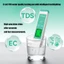 Công cụ phân tích nước kỹ thuật số sẽ Phụ kiện nhiệt độ độ độ mặn cho bể cá bể bơi