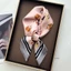 Khăn vuông nữ NICOLOO, Khăn choàng in hình chó hoạt hình 70x70cm, Khăn quàng cổ bằng lụa mềm mại dễ thương Phụ kiện thời trang
