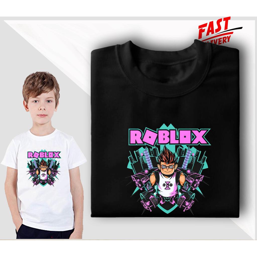 nữ Áo thun trẻ con Roblox5 in nam MC