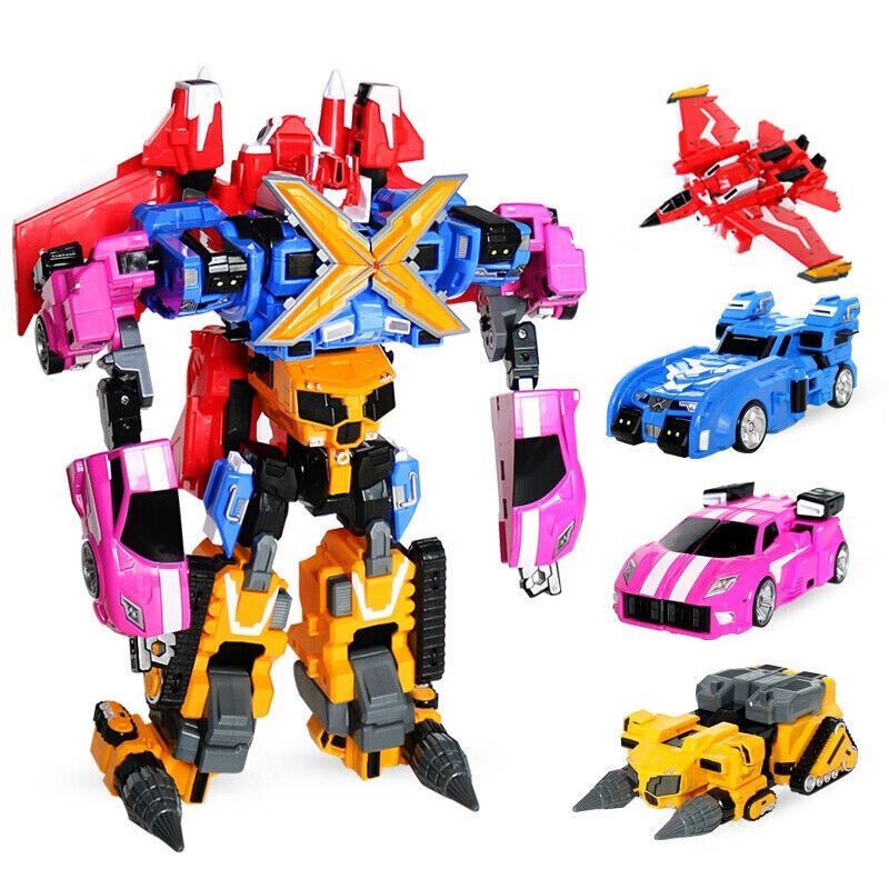 Lực lượng nhí x miniforce x 、miniforce dino power Pentatron Robot biến ...