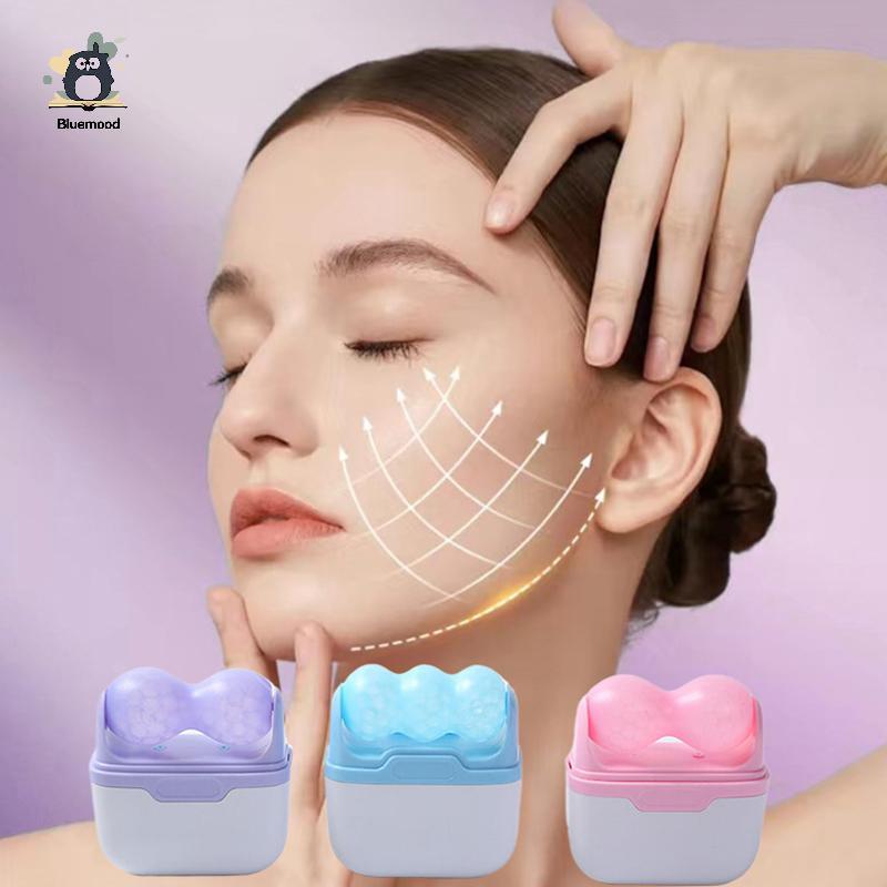 [Bluemood] Double Head Ice Roller Face Puffiness Relief Cold Therapy Skin Care Tool Mới