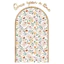 Decal Dán Tường Hình Cổng Vòm Bohemian - Miếng Dán Tường Hình Học Và Hoa Cỏ Nghệ Thuật - Đồ Decor Tự Dán Cho Tường Phẳng & Kính (Bộ 2 Tấm)