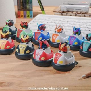 ZW [Chính hãng] PlayLab Kamen Rider Pop Button Cap Series Hộp bí ẩn Đồ chơi hợp thời trang Đồ chơi sưu tập