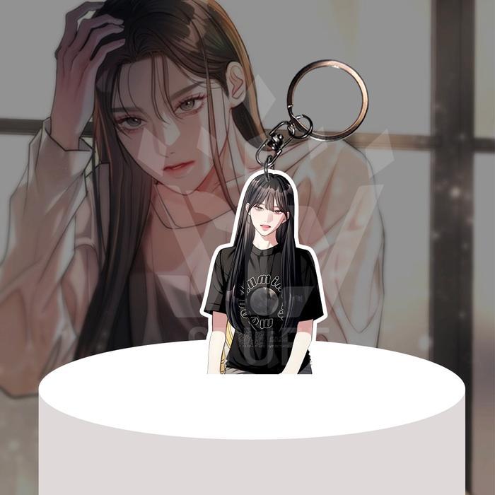 Gantungan Kunci / Gantungan HP Manhwa Webtoon Undercover at Chaebol High School - Lee Dakyung  - Ganci Akrilik -Keychain