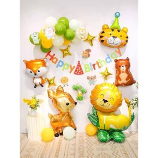 Set trang trí sinh nhật Handmade kiểu Hàn Quốc, set up sinh nhật giá rẻ đầy đủ phụ kiện phù hợp bé trai,gái DF18