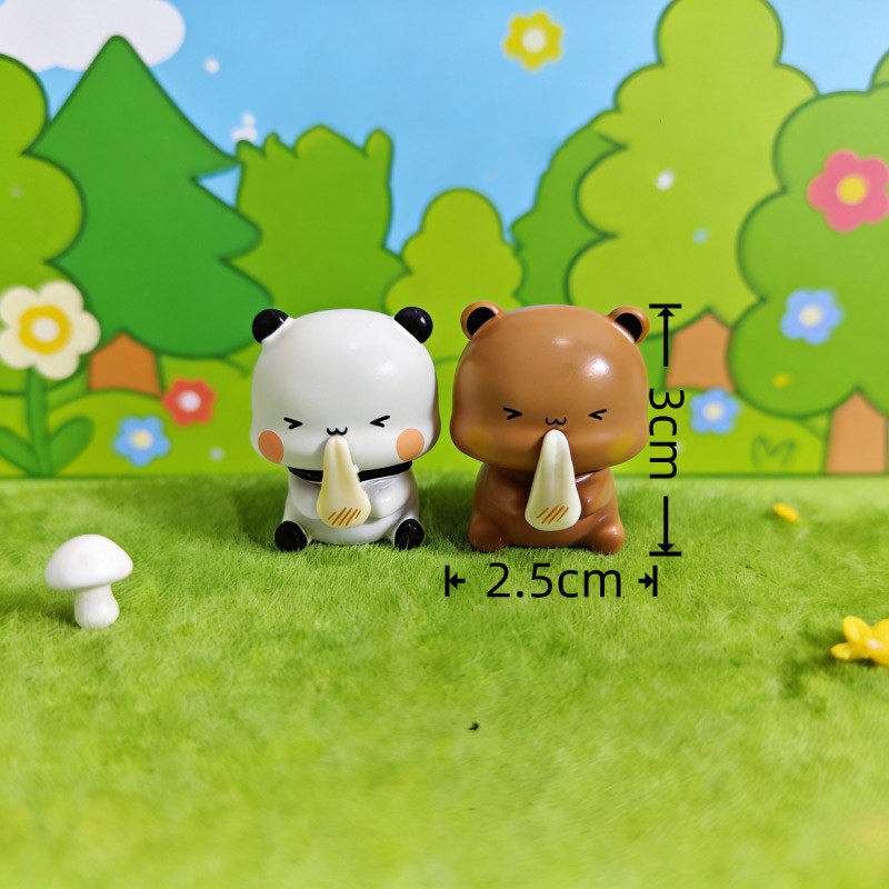 Mini 2 Cái / bộ Yier Bubu Gấu Trúc Gấu Đồ Chơi Bubu Và Dudu Búp Bê Mô Hình Sưu Tập Đồ Chơi Búp Bê Trang Trí Nhà Trang Trí