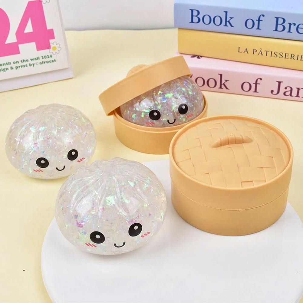 Dễ Thương Bánh Bao Squishes Fidgets Đồ Chơi Mềm Squishies Họa Tiết Độc Đáo Cho Nam Nữ