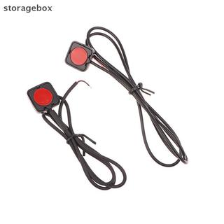 [Hộp lưu trữ] 1 Nút ấn Nút ấn Mini tạm thời chống nước có dây sẵn Công tắc tắt với dây 50 / 70 / 90CM cho ô tô Tru Boat Đẹp