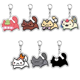 Dannet Danny Anime KeyChain Dandy's World Game Men Key Chain for Women Cartoon Creative Figure Acrylic K