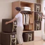 Túi dệt MONOSTYLE, có dây kéo Túi đóng gói di chuyển chống nước, Túi lưu trữ chăn đa năng dung tích lớn Đồ dùng đóng gói