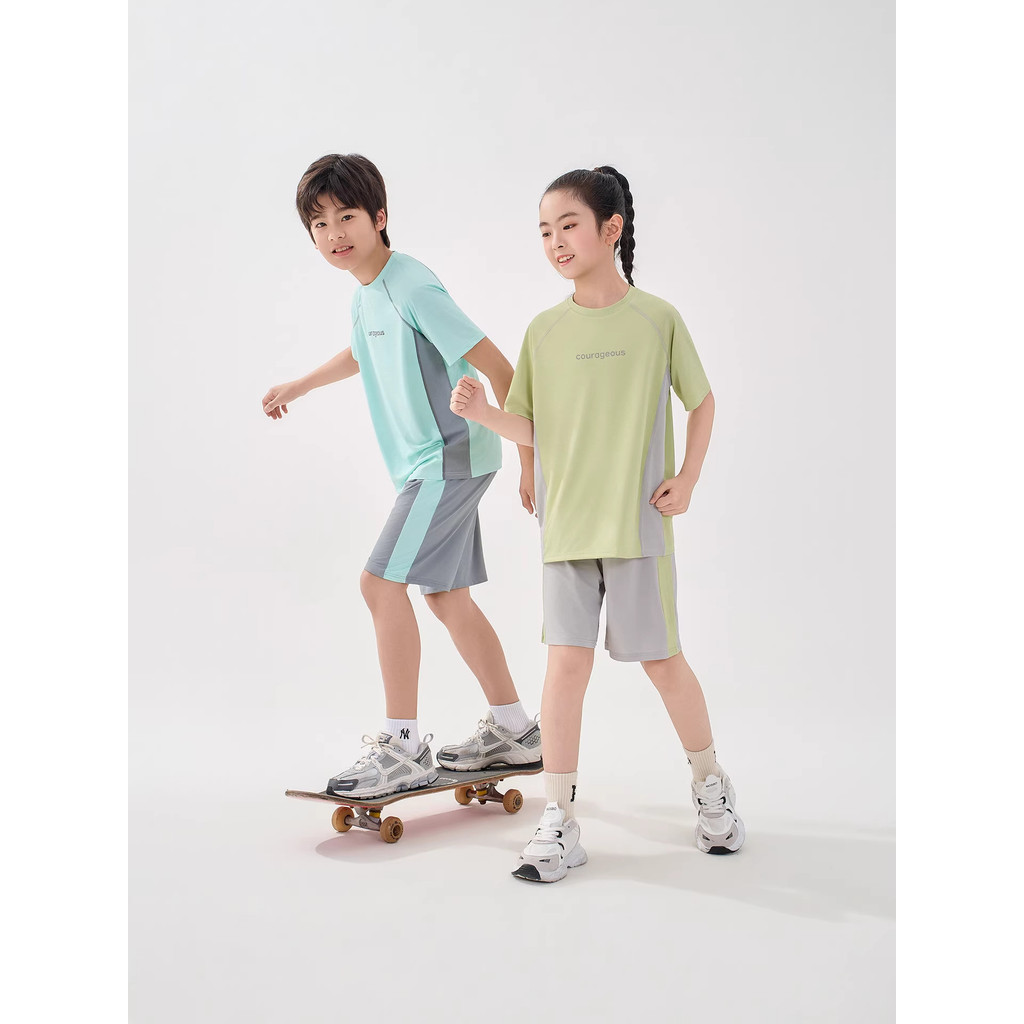 Quần Áo Bóng Rổ Cho Thiếu Nhi Lớn, Size 110-180, Phong Cách Mới, Quần Short Tay Ngắn, Thích Hợp Mùa Hè