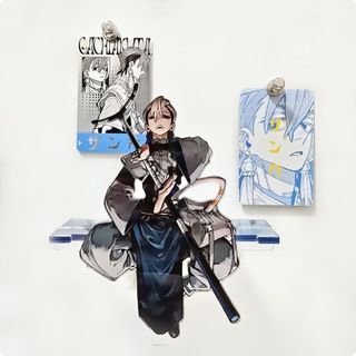 GACHIAKUTA Mô hình acrylic Zanka Nijiku nhân vật nữ hoạt hình, đồ chơi trang trí quà tặng