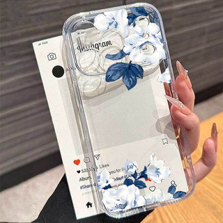 Ốp điện thoại di động hình hoa anh đào dễ thương cho OPPO Reno 15F 13F 14F 15 11 12 13 14 Pro 5G Vỏ silicon mềm trong suốt họa tiết TPU chống sốc