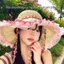 YRBWD Ren Viền Mũ, Chống Nắng Có Thể Gập Lại Mũ Rơm, Vành Lớn UPF 50 + UV Bảo Vệ Mũ Chống Nắng Nữ Bé Gái