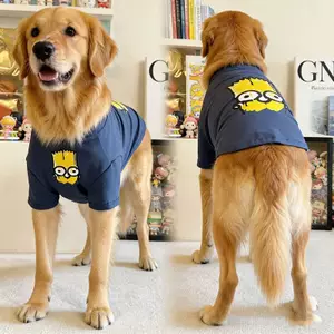 【Ready Stock】 Summer Dog Clothes Thin Labrador Golden Retriever Anti-Lint Cute Medium-Sized Dog Large Dog Dog Pet Clothes n3oH