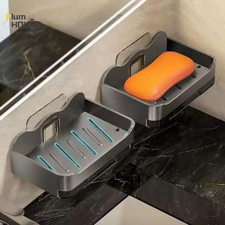 PlumHOUSE Phòng Tắm Xà Phòng Món Ăn Tự Do Treo Tường Stier Xà Phòng Bọt Biển Người Tổ Chức Đĩa Thoát Nước Đôi Có Móc Phụ Kiện VN