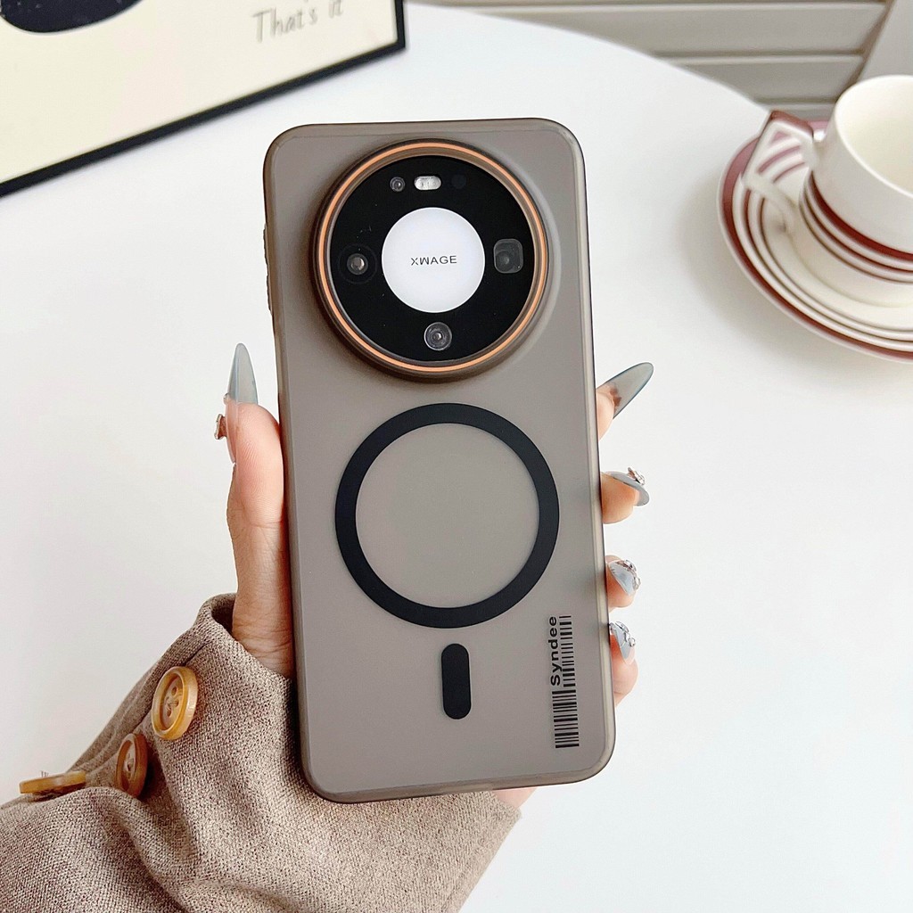 Ốp Điện Thoại Cho Huawei Mate 80 Pro Max 70 60 50 40 30 Pro 70 Air Matte Trong Suốt Từ Tính Vỏ Mỏng Chống Rơi