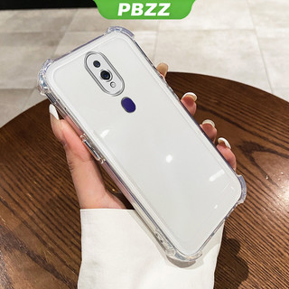 FOR ốp lưng Ốp điện thoại cho OPPO F11 Pro, vỏ điện thoại OPPO F11, ốp mềm silicone chống sốc, thiết kế mới, thẩm mỹ trong suốt với giá đỡ SJSFHZJ01