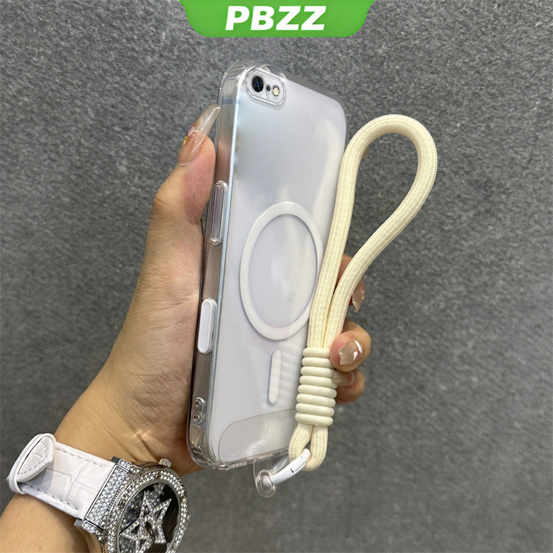Ốp Lưng Cho iphone 6 6s 6 7 8 7P 8P 6SP plus Vỏ Điện Thoại Vỏ Mềm Silicon Chống Sốc Thiết Kế Mới Từ Tính Trong Suốt Có Dây Buộc Cho Bé Gái TKDTGSBS01